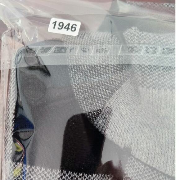 Adrienne Vittadini Cardigan Women's Size S Black Gray Check Full Zip Pockets - Picture 12 of 12